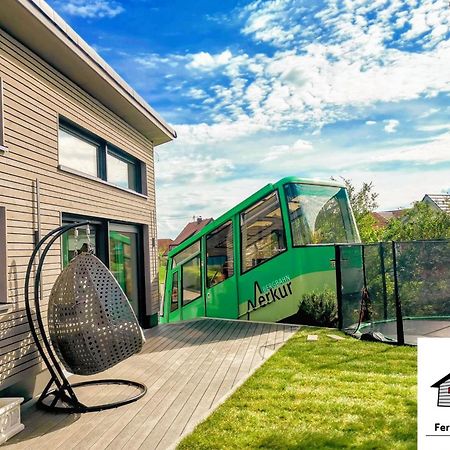 הוילה Exklusives Holzhaus Mit Bergbahn - Baden-Baden Im Schwarzwald מראה חיצוני תמונה